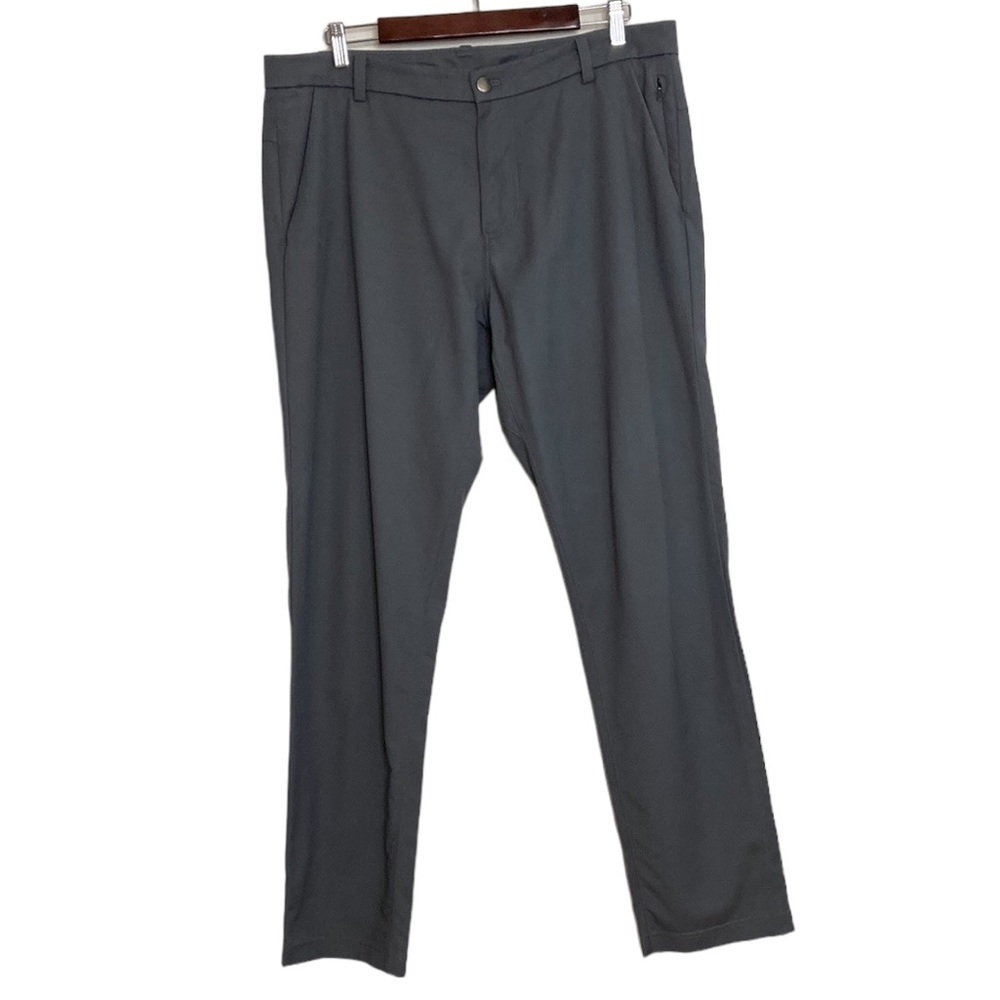 Lululemon Pants Mens 36 x 32 Gray Commission Classic Qwick Chino Water Repellent